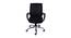 Kebbel Study Chair - Black (Black) by Urban Ladder - Front View Design 1 - 359282