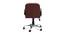 Kinney Study Chair - Brown (Brown) by Urban Ladder - Design 1 Side View - 359296