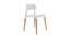 Mckean Study Chair - White (White) by Urban Ladder - Front View Design 1 - 359305