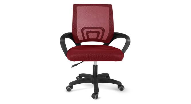 Ronalda Study Chair - Maroon (Marron) by Urban Ladder - Cross View Design 1 - 359317