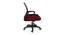 Ronalda Study Chair - Maroon (Marron) by Urban Ladder - Rear View Design 1 - 359319