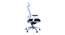 Spine Study Chair - Blue (Blue) by Urban Ladder - Front View Design 1 - 359324