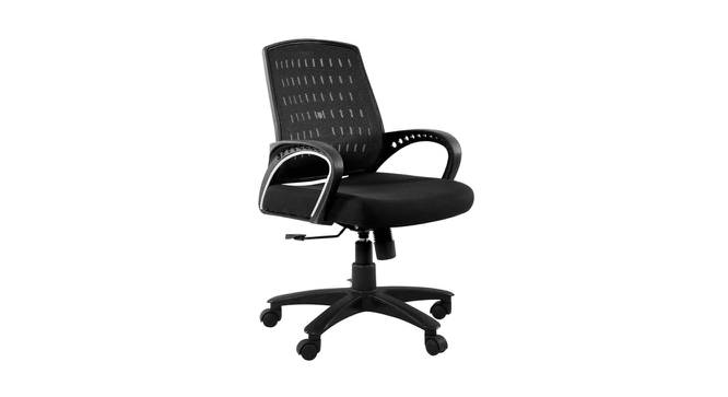 Vesta Study Chair - Black (Black) by Urban Ladder - Cross View Design 1 - 359379