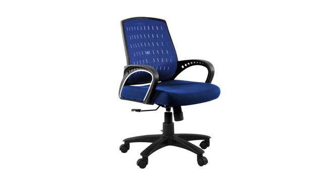 Vesta Study Chair - Blue (Blue) by Urban Ladder - Cross View Design 1 - 359386