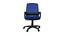 Vesta Study Chair - Blue (Blue) by Urban Ladder - Front View Design 1 - 359387