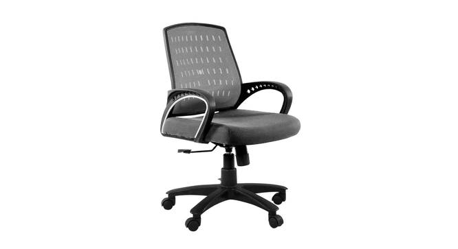 Vesta Study Chair - Grey (Grey) by Urban Ladder - Cross View Design 1 - 359398