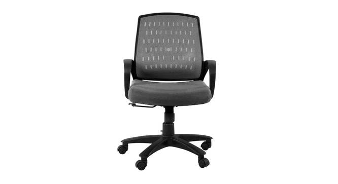 Vesta Study Chair - Grey (Grey) by Urban Ladder - Front View Design 1 - 359399