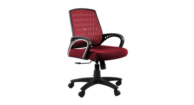 Vesta Study Chair - Maroon (Marron) by Urban Ladder - Cross View Design 1 - 359404