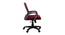Vesta Study Chair - Maroon (Marron) by Urban Ladder - Rear View Design 1 - 359406