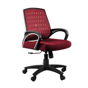 Vesta study chair maroon lp