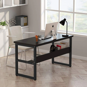 Study Table Design Niam Metal Study Table in Wood Finish