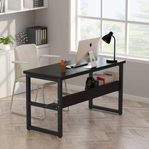 Study In Midnapore Design Niam Metal Study Table in Wood Finish