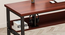Niam Large Study Table - Dark Brown (Dark Brown, Wood Finish) by Urban Ladder - Design 1 Close View - 359455
