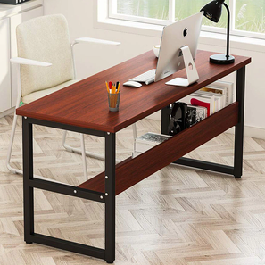 Kids Table Design Niam Metal Study Table in Wood Finish