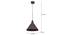 Aplomb Hanging Lamp (Mat Brown) by Urban Ladder - - 