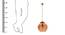 Alufoil Hanging Lamp (Amber) by Urban Ladder - - 