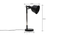 Cancun Study Lamp (Black Shade Finish) by Urban Ladder - - 