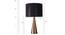 Tux Table Lamp (Black, Black Shade Colour, Silk Shade Material) by Urban Ladder - - 