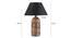 Fellida Table Lamp (Natural, Black Shade Colour, Cotton Shade Material) by Urban Ladder - - 
