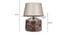 Hector Table Lamp (Brown, Cotton Shade Material) by Urban Ladder - - 