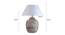 Cumberland Table Lamp (White Shade Colour, Cotton Shade Material, White - Distressed Finish) by Urban Ladder - - 