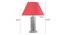 Tisdale Table Lamp (Brown, Cotton Shade Material, Maroon Shade Colour) by Urban Ladder - - 