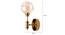 Caleb Wall Sconce (Brass) by Urban Ladder - - 