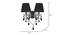 Crystorama Wall Light (Black, Black Shade Color) by Urban Ladder - - 