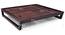 Caprica Bed (Mahogany Finish, Queen Bed Size) by Urban Ladder - - 