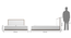 Baltoro High Gloss Hydraulic Storage White Bed (Queen Bed Size, White Finish) by Urban Ladder - Design 1 Dimension - 359700