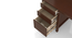 Agatha Study Table (Dark Walnut Finish, With Hutch Structure) by Urban Ladder - - 