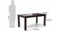 Brighton Large - Zella 6 Seater Dining Table Set (With Upholstered Bench) (Mahogany Finish, Avocado Green) by Urban Ladder - - 