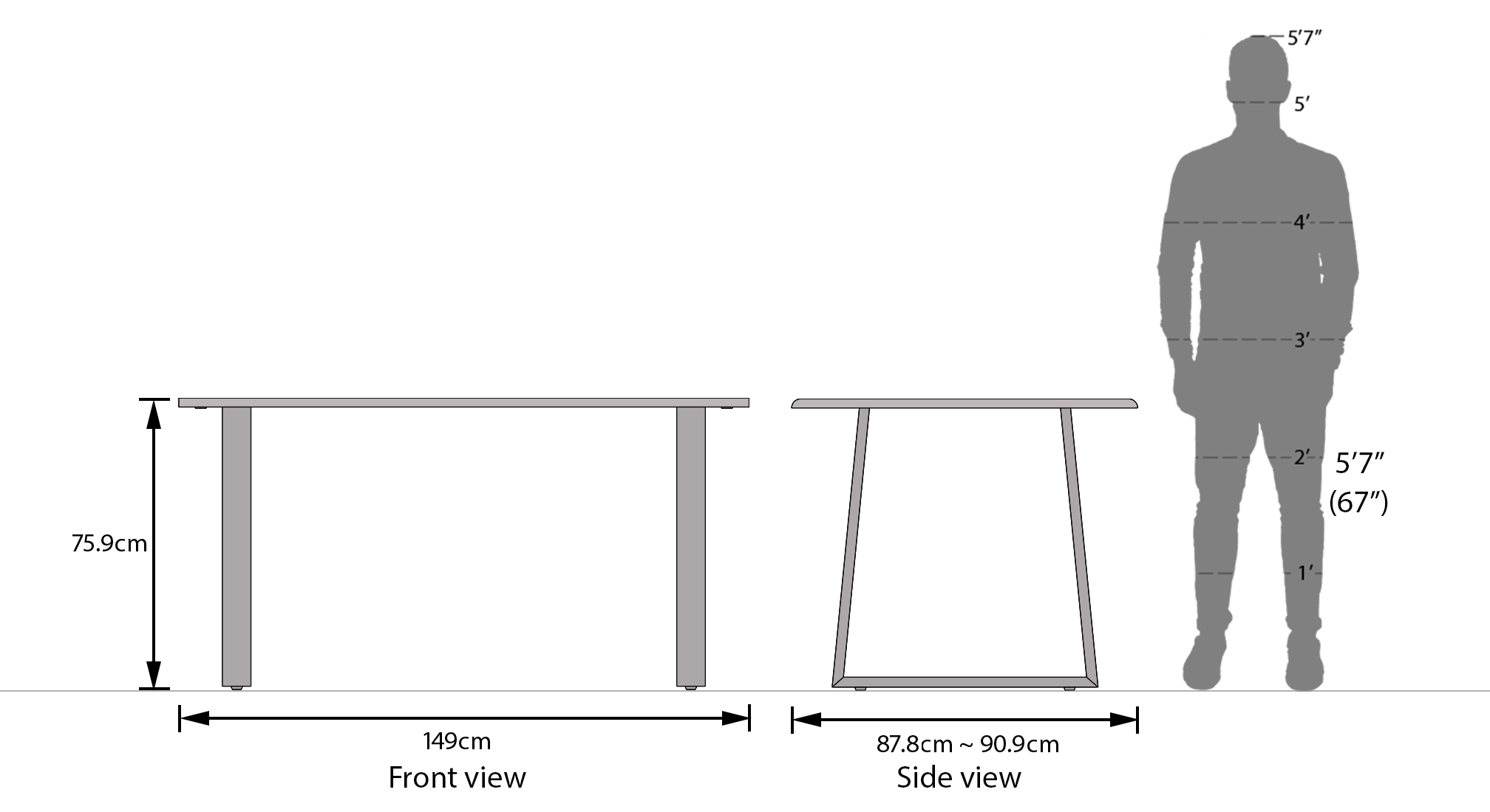 Aquila pashe 6 setaer dining table set teak rust dim2