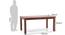 Brighton Large - Oribi 6 Seater Dining Table Set (With Upholstered Bench) (Teak Finish, Wheat Brown) by Urban Ladder - - 360089