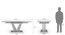 Caribu 6 to 8 Extendable - Seneca 6 Seater Dining Table Set (White High Gloss Finish) by Urban Ladder - - 