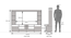 Celestin XL TV Unit (Columbian Walnut Finish) by Urban Ladder - Design 1 Dimension - 360145