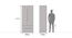 Baltoro High Gloss 2 Door Wardrobe (White Finish) by Urban Ladder - - 
