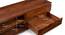 Vector TV Unit (Teak Finish) by Urban Ladder - - 