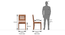 Capra Dining Chairs - Set of Two (Teak Finish) by Urban Ladder - - 