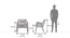 Carven Lounge Chair (Dark Grey) by Urban Ladder - - 