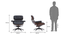 1956 Lounge & Ottoman Replica (Black) by Urban Ladder - Design 1 Template - 360273