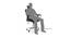Venturi Study Chair-3 Axis Adjustable (Carbon Black) by Urban Ladder - - 