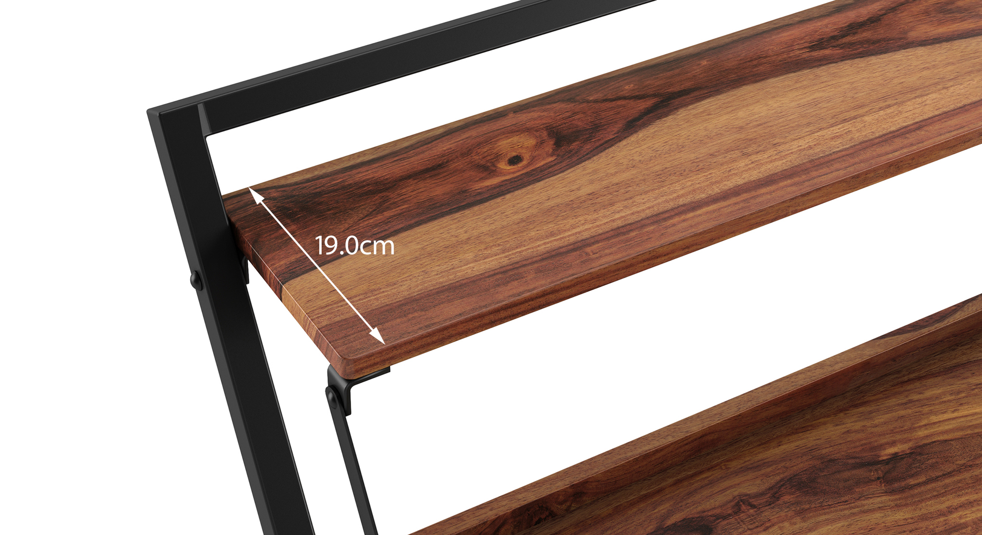 Bruno Solid Wood Study Table in Teak Finish Urban Ladder