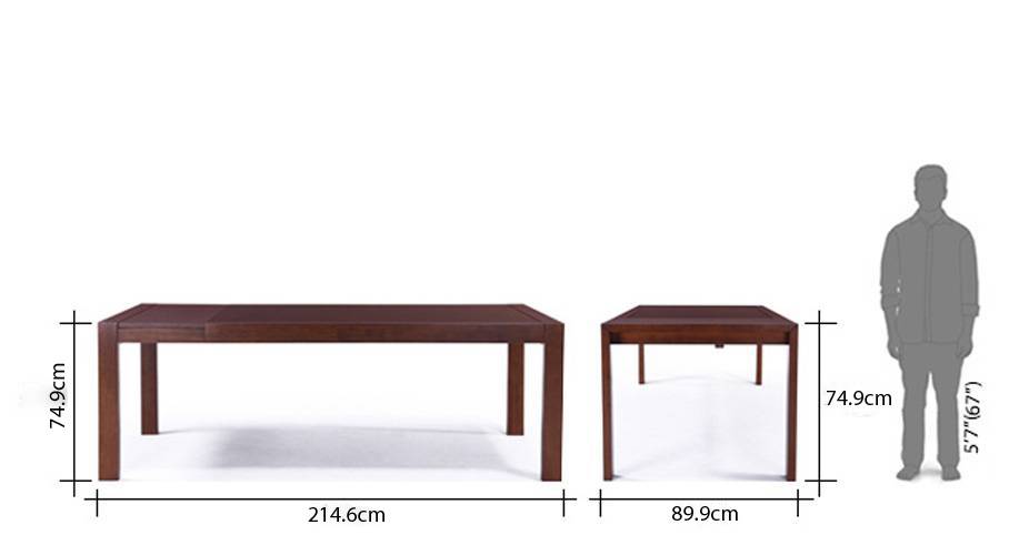 Vanalen 6 to 8 extendable dining table