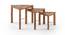 Clapton Nested Tables (Teak Finish) by Urban Ladder - - 