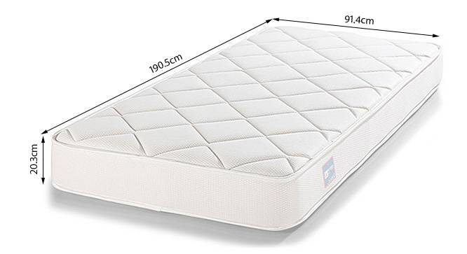 Cloud Pocket Spring Mattress with HD Foam (Single Mattress Type, 75 x 36 in Mattress Size, 8 in Mattress Thickness (in Inches)) by Urban Ladder - - 