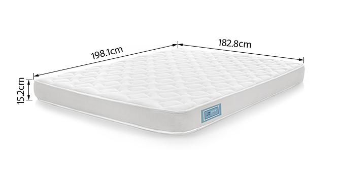 Aer Latex Mattress (King Mattress Type, 78 x 72 in (Standard) Mattress Size, 6 in Mattress Thickness (in Inches)) by Urban Ladder - - 