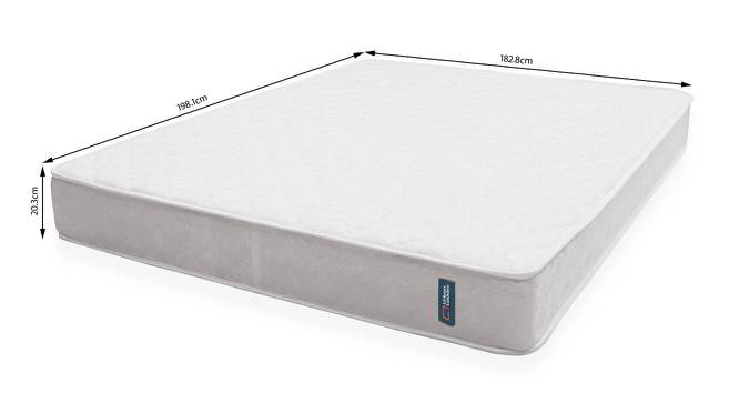 Dreamlite Bonnel Spring Mattress (King Mattress Type, 78 x 72 in (Standard) Mattress Size, 8 in Mattress Thickness (in Inches)) by Urban Ladder - - 