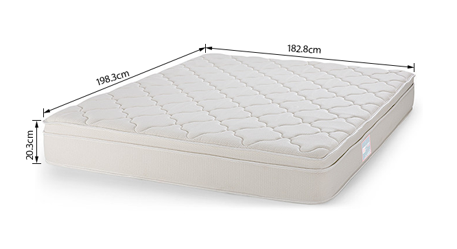Cloud pocket spring mattress with memory foam king 8