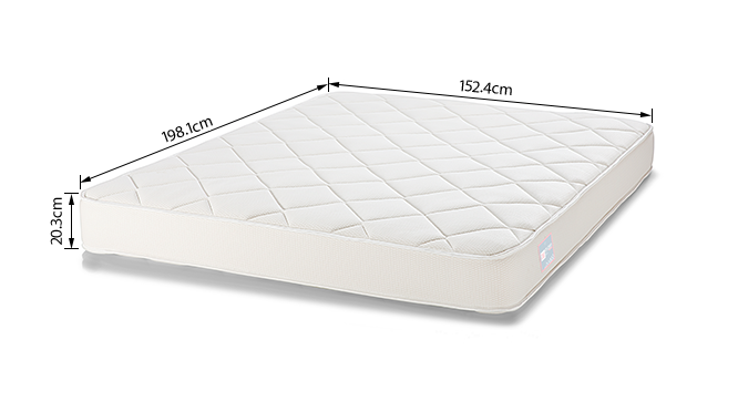 Cloud Pocket Spring Mattress with HD Foam (Queen Mattress Type, 78 x 60 in (Standard) Mattress Size, 8 in Mattress Thickness (in Inches)) by Urban Ladder - - 